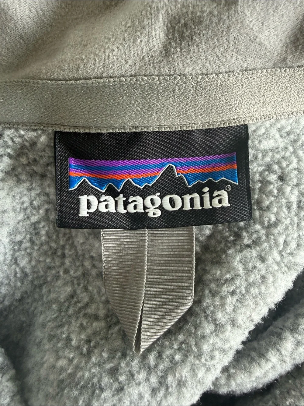 Patagonia Men’s Better Sweater 1/4 Zip Fleece Pullover Heather Gray Medium